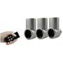 Rev - Funk-Steckdosen-Set silber 3+1 3x1000W 0085010703