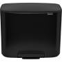 Brabantia - Bo Treteimer schwarz, 3 x 11 L
