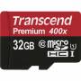 Transcend - microSDHC 32GB Class 10 UHS-I 400x + SD Adapter