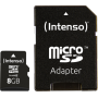 Intenso - microSDHC 8GB C10 + Adapter