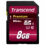 Transcend - SDHC 8GB Class 10 UHS-I 400x Premium