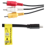 Sony - Sony VMC-15MR2 3xRCA multi-terminal Multicolor adaptador de cable