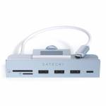 Satechi - USB-C Clamp Hub Kabelgebunden USB 3.2 Gen 2 (3.1 Gen 2) Type-C Blau (ST-UCICHB)