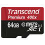 Transcend - microSDXC 64GB Class 10 UHS-I 400x+ SD 适配器