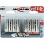 Ansmann - 4+4 Ansmann Extreme Lithium Aa Mignon Lr 6 Big Pack