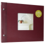 Goldbuch - Goldbuch Bella Vista bordeaux 30x25 Screwbound 40 black Pages