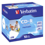 Verbatim - 1x10 Verbatim Data Life Plus JC CD-R 80/700MB，52x，可打印