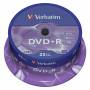 Verbatim - DVD+ R 4，7GB，空白 DVD