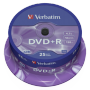 "Verbatim-1x25 Verbatim DVD+R 4,7GB 16x Speed, matt silver-Verbatim-Hardware/Electronic"