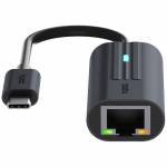 Rapoo Usb-c Adapter, Usb-c Auf Gigabit Lan, Grau (00217687) 1