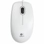 Logitech - USB Mouse B100 white