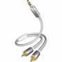 In -Akustik - in-akustik Premium Audio Kabel 3,5 mm Klinke - Cinch 5,0 m