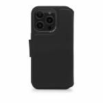 Decoded - Cartera independiente de cuero iPhone 14 Pro Max Black