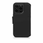 Decoded - Leather MagSafe Modu Wallet iP 12/13/14 Pro Max Black