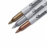 Sharpie Metallic Marker Permanent F 3 Stk Blister 1