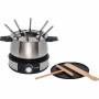 Severin - FO2471 Fondue Crepes Kombination schwarz / Edelstahl-gebrstet (FO2471)