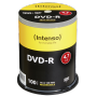 Intenso - 1x100 Intenso DVD-R 4,7GB 16x Speed, Cakebox