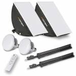 Walimex - Walimex pro LED 60W Softbox 40x60cm Bi color Kit 2