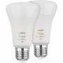 Philips Hue - Hue LED Lampe E27 2er Set 1100lm White Ambiance
