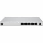 Ubiquiti - UniFiSwitch Pro 24 Rackmount Gigabit Managed Switch, 24x RJ-45, 2x SFP+, PoE++, Gen2 (USW-PRO-24-POE)