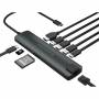 Conceptronic Adapter-hub Usb-c->hdmi/ usb-c/ 3.0/ sd/ tf/ rj45 Gr 3