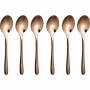 Sambonet - Taste PVD 6 Cucchiaini Moka Rame Lucido