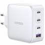 Ugreen - USB-A+3xUSB-C 100W GaN Tech Fast Wall Charger EU White