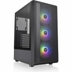 Thermaltake - Thermaltake S200 TG ARGB Midi Tower Black