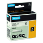 Dymo - DYMO Rhino Band Vinyl 12mmx5.5m schwarz->wei