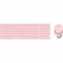 Rapoo 9750m Tastatur Maus Enthalten Rf Wireless + Bluetooth - 包括 9750M 键盘鼠标 RF 无线 + 蓝牙 QWERTZ 德国粉色 (00215376) [DE 版，德语键盘]
