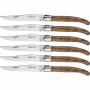 Laguiole - Jean Dubost Laguiole Steak Knife Olive Wood 6 Pcs.
