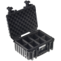 B & W - B&W Outdoor Case Type 3000 schwarz mit Facheinteilung