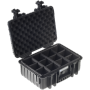 B & W - B&W Outdoor Koffer Type 4000 schwarz mit Facheinteilung