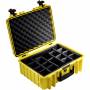 B & w International - B&W Outdoor Case Type 5000 gelb mit Facheinteilung