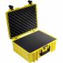 B & w International - B&W Outdoor Case Type 6000 gelb mit Schaumstoff Inlay