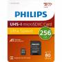Philips Microsdxc Card 256gb Class 10 Uhs-i U1 Incl. Adapter 1