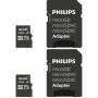 Philips - Philips MicroSDHC 2-Pack 32GB Class 10 UHS-I U1 incl. Adapter (PHMSDA32GUHSIU1P2)