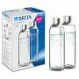 Brita - Pack de 2 botellas de vidrio SodaTrio