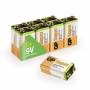 Gp Batteries - 1x8 GP Super Alkaline 9V-Block 6LR61 Bulk Box 030E1604ALB8