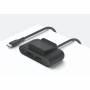 "Belkin-4-Port-USB Splitter 2mKab 2xUSB-C/2xUSB-A sw BUZ001bt2MBKB (BUZ001BT2MBKB7)-Belkin-Hardware/Electronic"