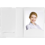 Daiber - 1x100 Daiber Portraitmappen m. CD-Rom-Fach bis 10x15 wei
