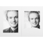 Daiber - 1x100 Daiber Portraitmappen m. Passepartout 13x18cm weimatt