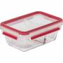 Emsa - CLIP & CLOSE Glas-Frischhaltedose 0,8 Liter, getrennt