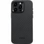 Pitaka - MagEZ Case Pro for iPhone 15 Pro (Black/Grey Twill) 1500D