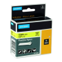 Dymo - DYMO Rhino Band Nylon 12mmx3.5m schwarz->gelb