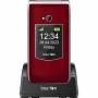 Bea-fon - Bea-fon Silver Line SL605 - Feature Phone - microSD slot - LCD-Anzeige - 320 x 240 Pixel - rear camera 0,3 MP - Rot (SL605_EU001