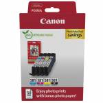 Canon - CLI-581 BK/ C/ M/ Y Photo Value Pack [EURO version]