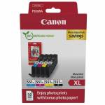 Canon - Canon 6443B008 ink cartridge 4 pc(s) Original High (XL) Yield Black, Cyan, Magenta, Yellow