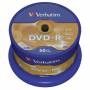 Verbatim - 1x50 Verbatim DVD-R 4,7GB 16x Speed, matt silver