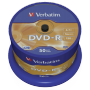 Verbatim - 1x50 Verbatim DVD-R 4,7GB 16x Speed, matt silver